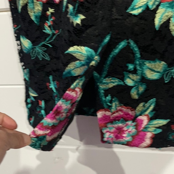 Eliza J Black Embroidered Floral Sheath Dress Size 6 - Picture 16 of 16
